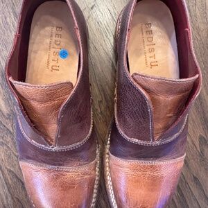 Bed stu two tone penny loafer